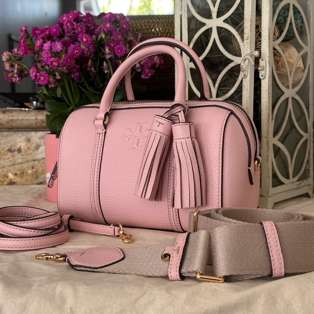 New Tory Burch Thea mini satchel pink - Picture 1 of 8